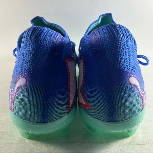 Puma Future 7 Ultimate Firm Ground Soccer Cleats Blue Green Size 8.5 107916-01 - Picture 4 of 8